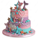 Elegant Mermaid Cake