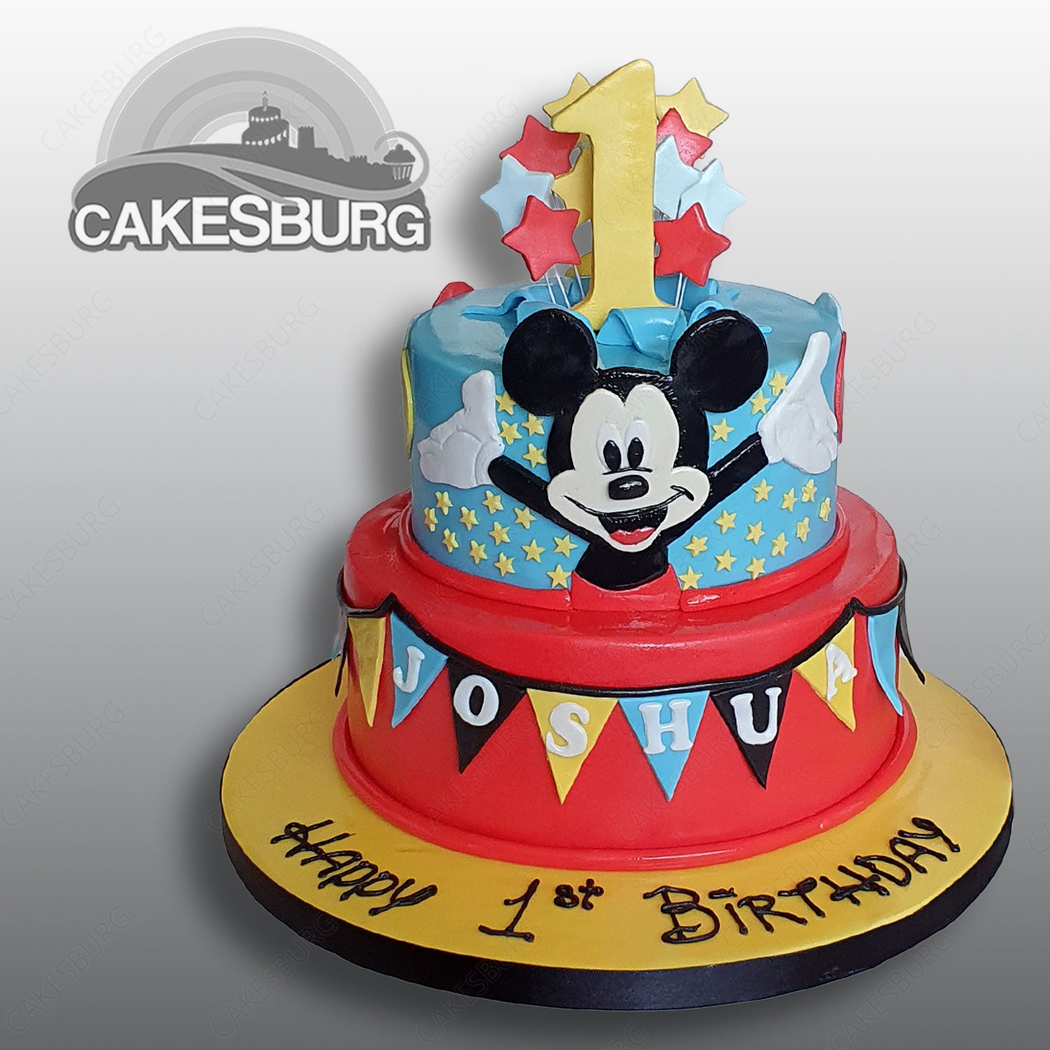 IC10468 Mickey and Minnie Mouse Tiered | Wilton Patisserie
