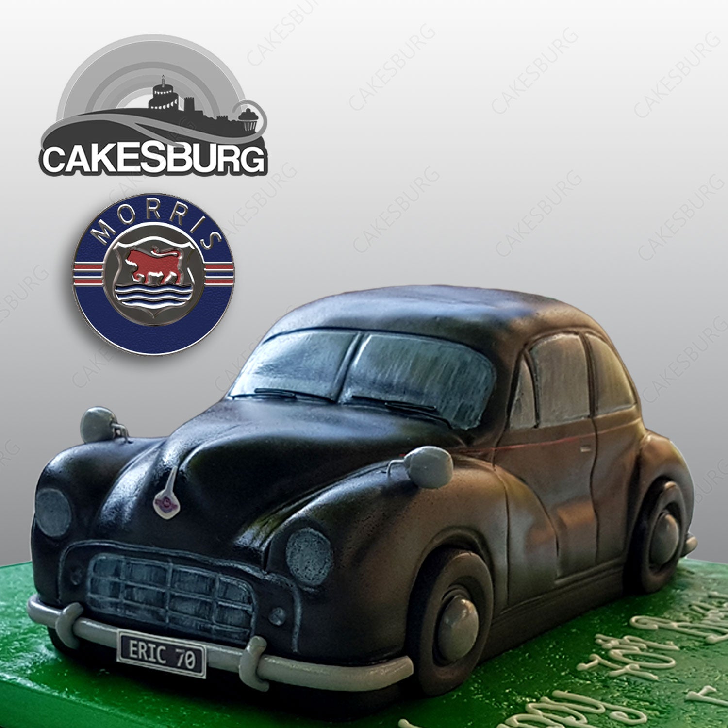 Morris 1000 Classic Car Cake