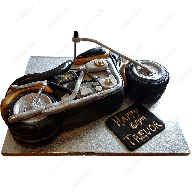Buy Couple on Motorbike Cake Topper Online in India