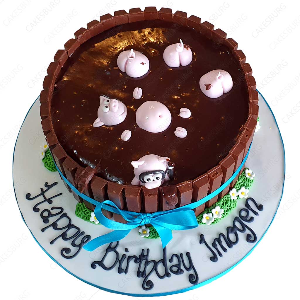 Pigs in Mud Cake