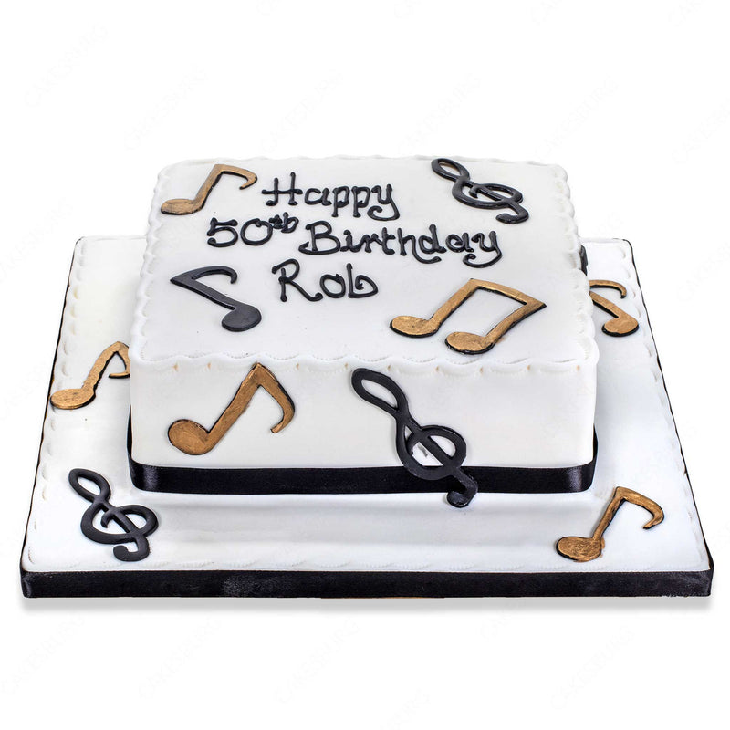 Musical Message Cake