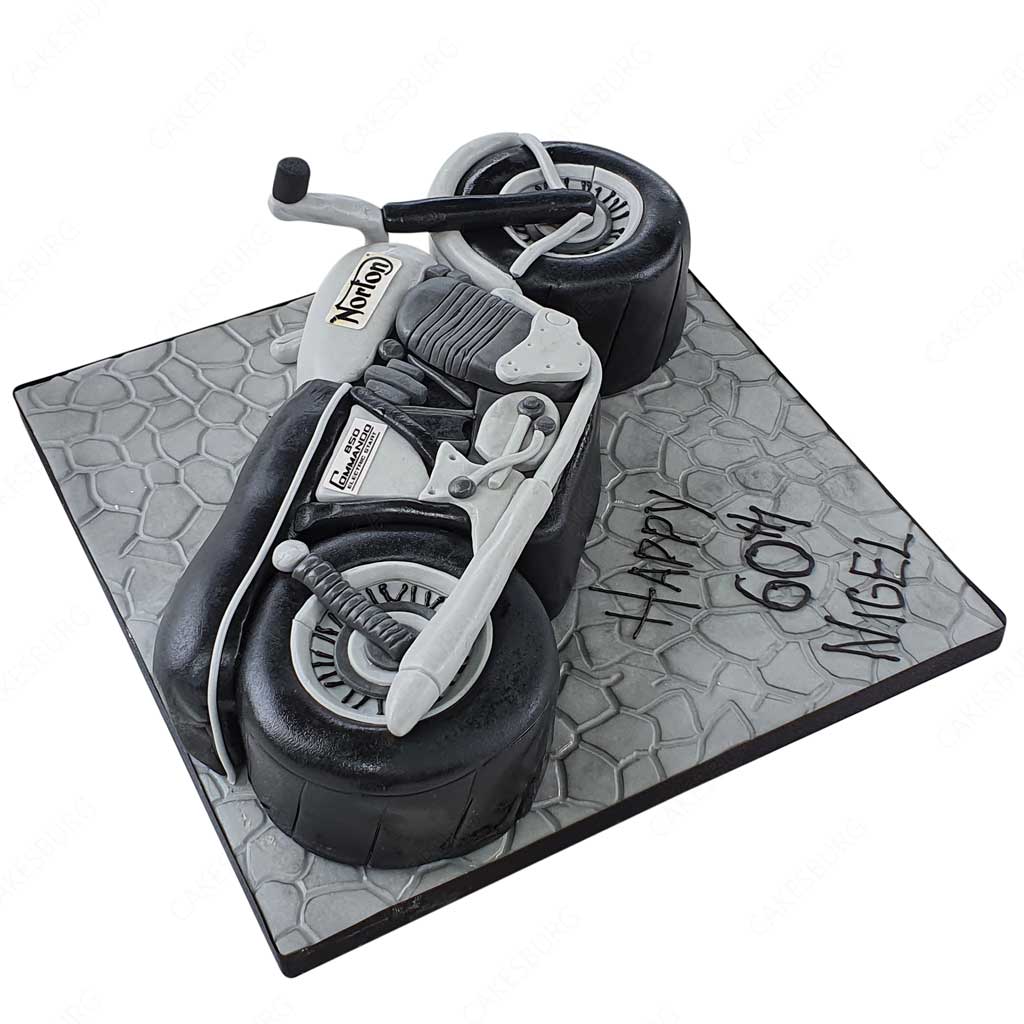 Norton Commando 850 Motorbike Cake