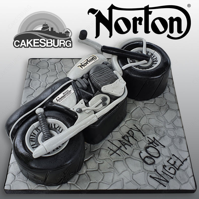 Norton Commando 850 Motorbike Cake