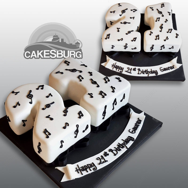 Birthday Number Age Cake
