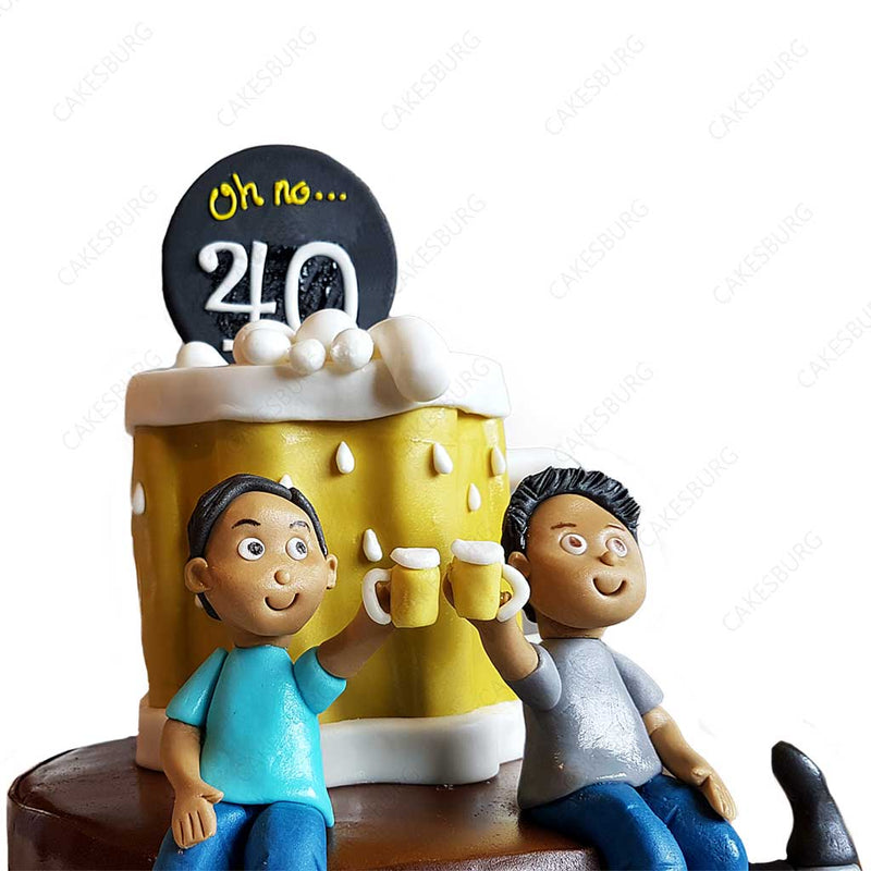 Oh No 40! Age Cake