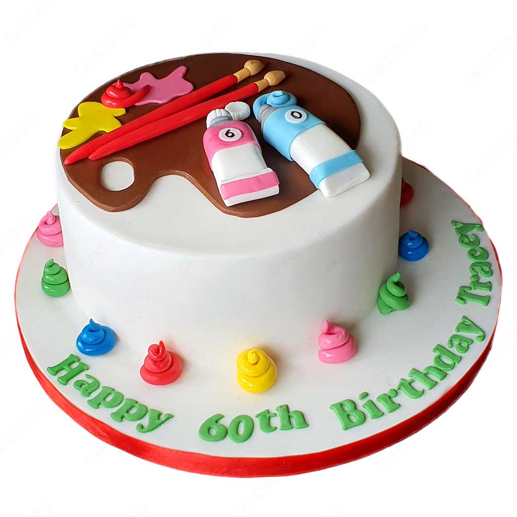 Order your anniversary cake painter, artist online