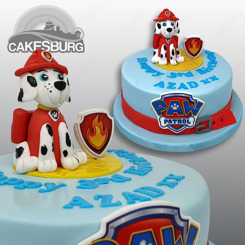 Marshall PAW Patrol Cake Topper Edible. | The Cake Fairy Craft