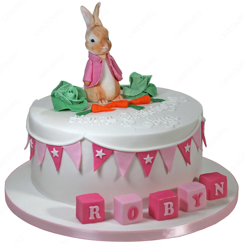 Crafty Cakes | Exeter | UK - Baby Shower Peter Rabbit Cake