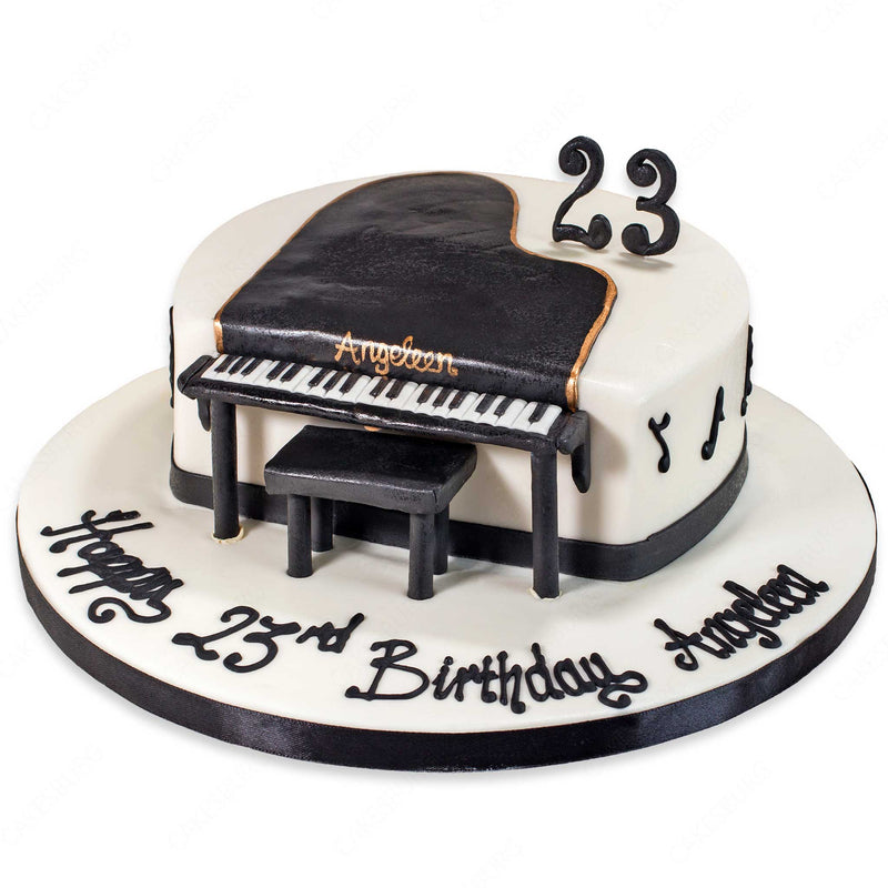 Keyboard Cake with Candy Keys - Perfect for Music Lovers