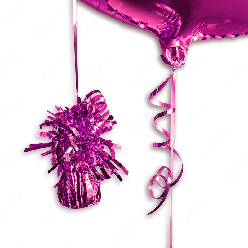 34" Pink - Number 4 - Foil Balloon (HELIUM FILLED)