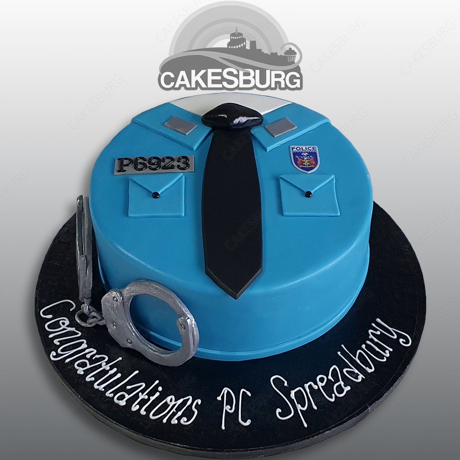 Police Car Theme Cake | Purely From Home