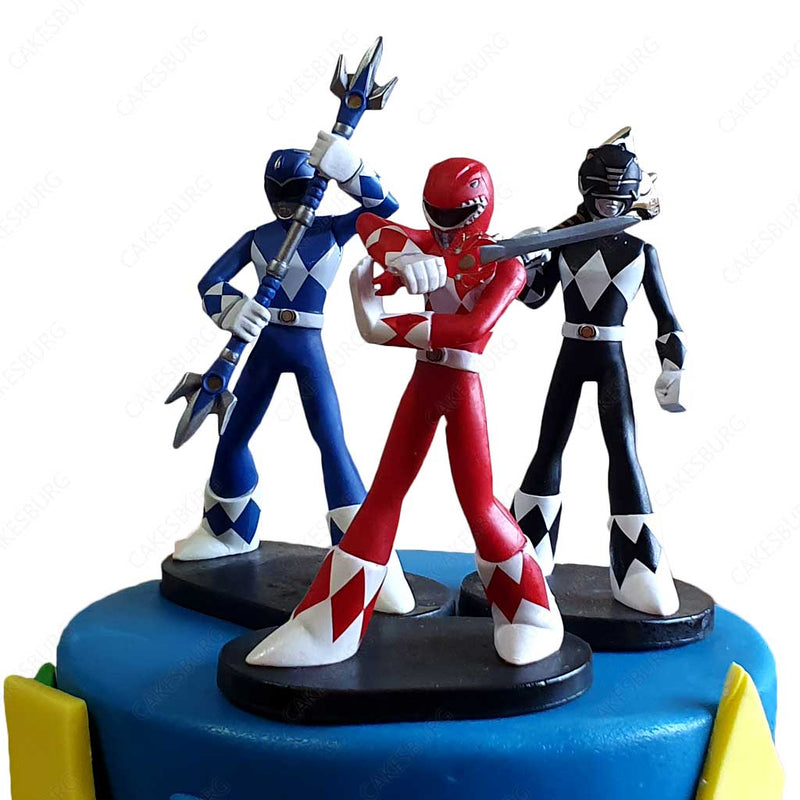Power Rangers icing image Ombre Cake – BakeAvenue