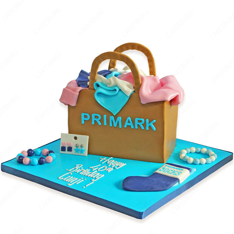 Primark Shopping Cake