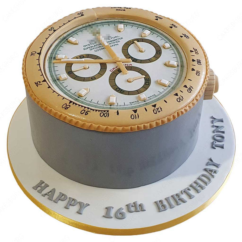 Watch cake | Birthday cakes for men, Cake design for men, Cakes for men