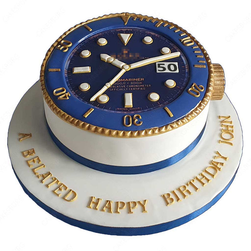 Luxury Submariner Cake - Blue