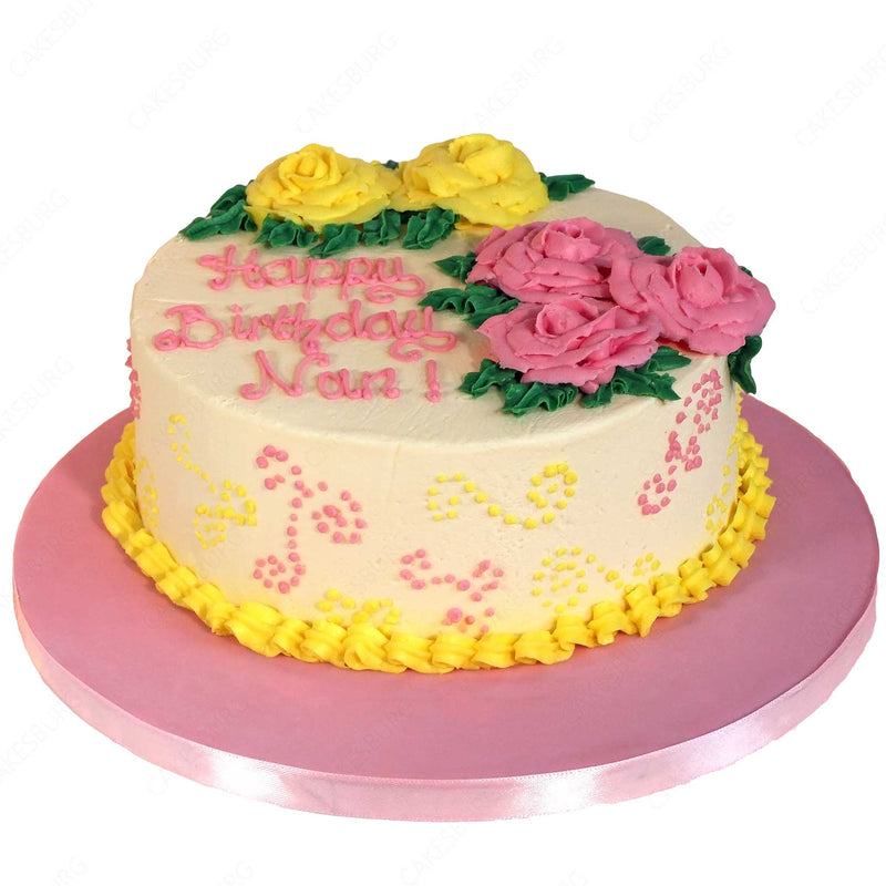 Buttercream Rosa Cake