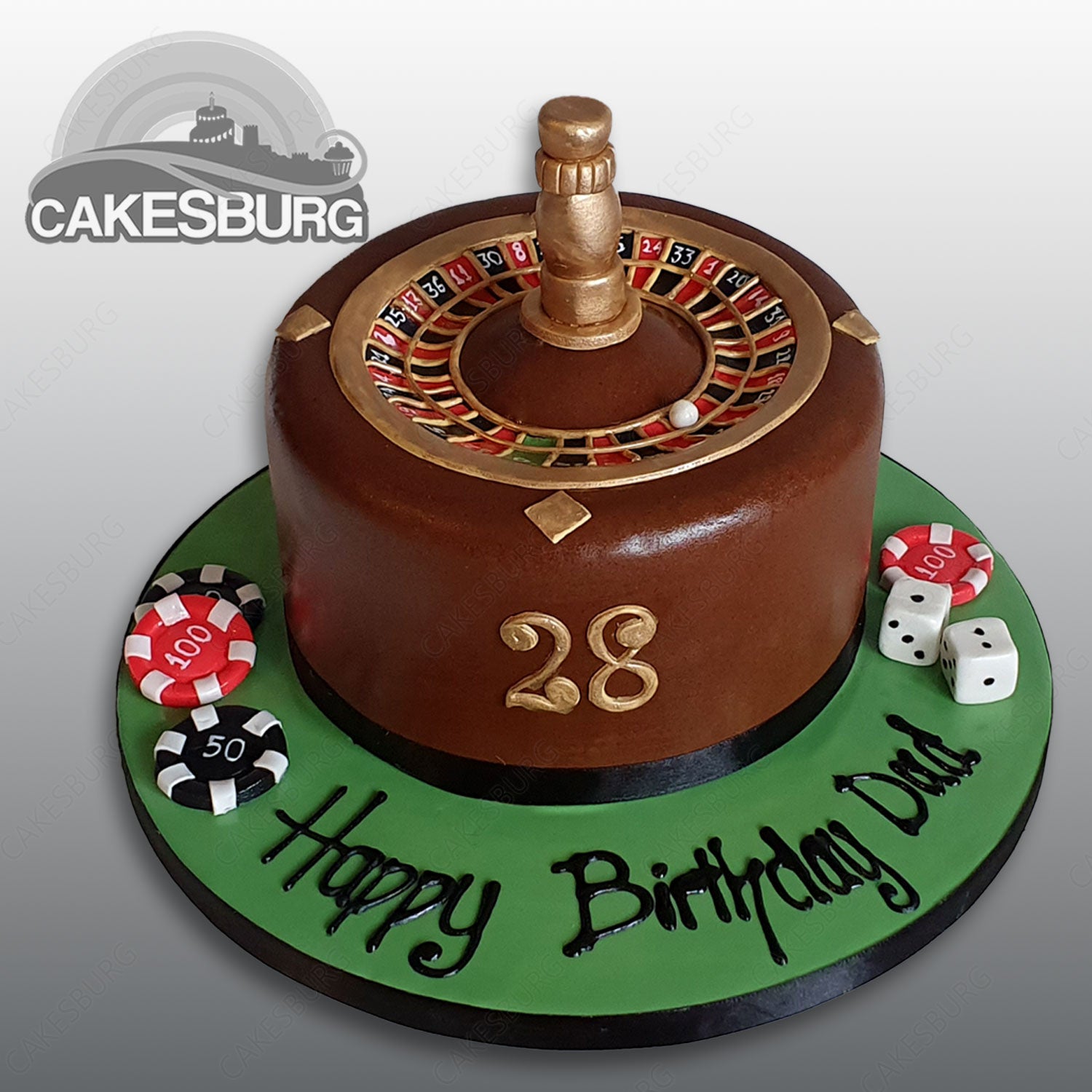 Roulette Wheel / Vegas Cake