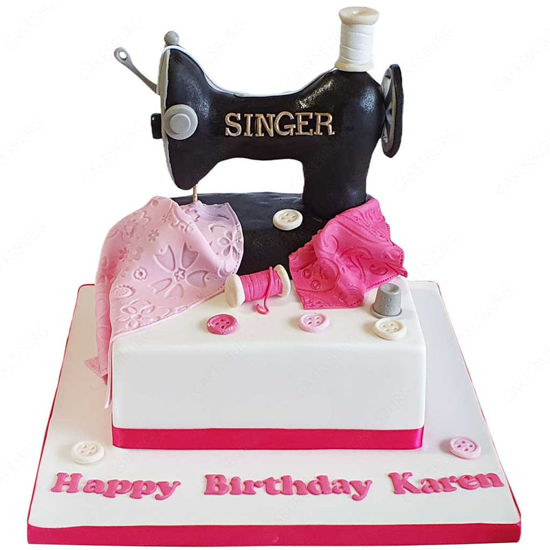 Sewing machine seamstress cake topper party decoration birthday  accessory... | eBay