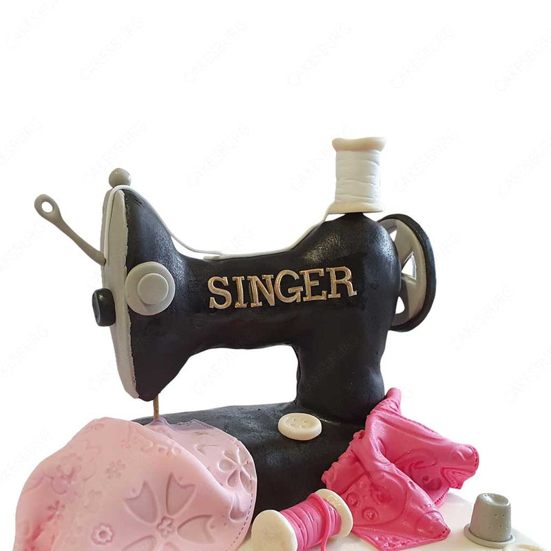 SINGER Sewing Machine Cake