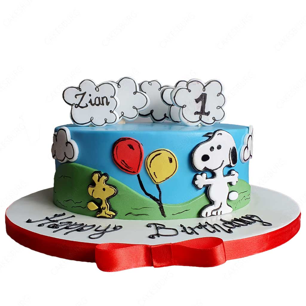 Snoopy Cake | MyBakeStudio