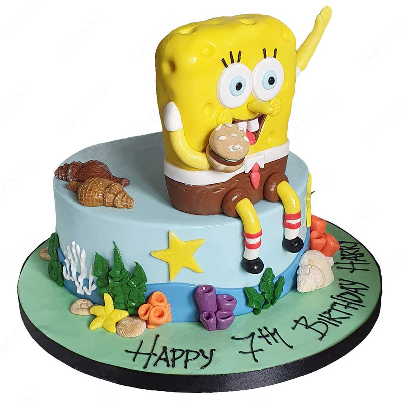 Bob the Builder Cake | Customised Cartoon Cakes- Kukkr Cakes