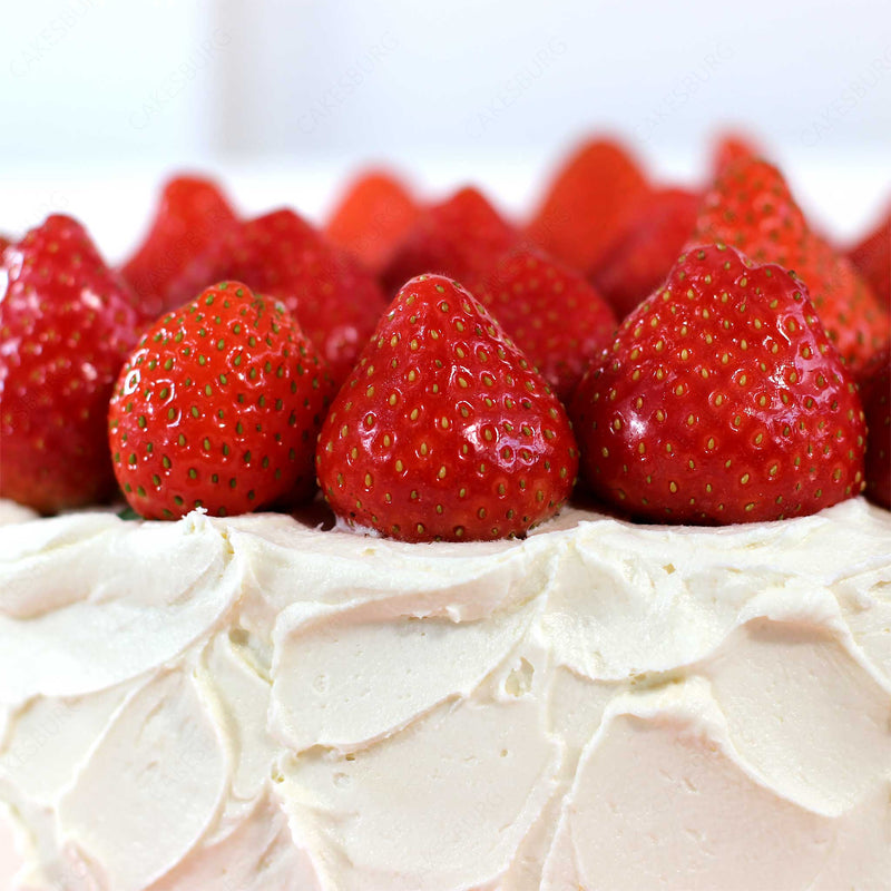 Buttercream Strawberry Cake