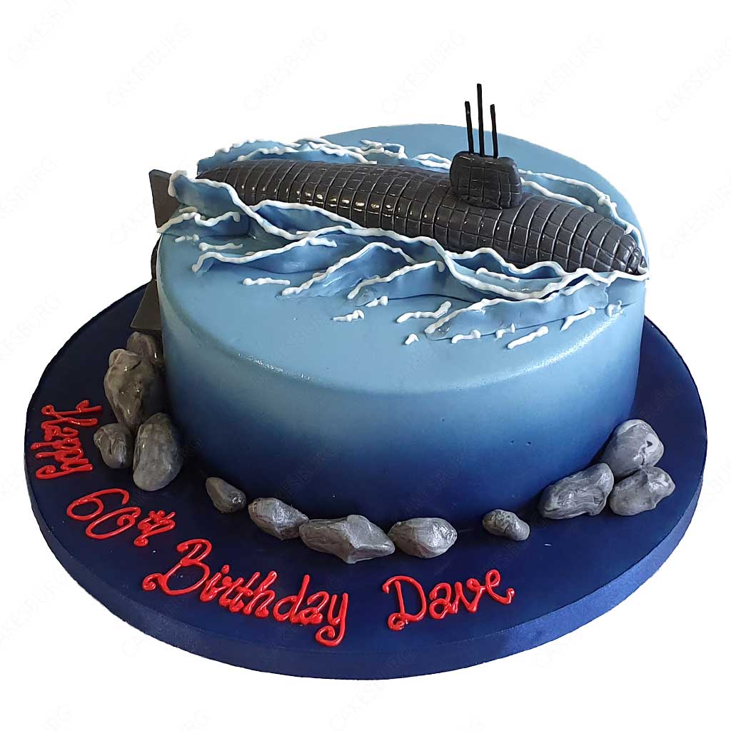 Submarine Military Cake