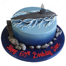 Submarine Military Cake