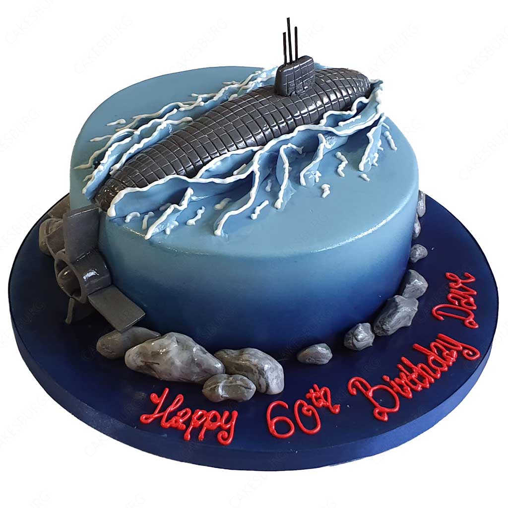 Submarine Military Cake