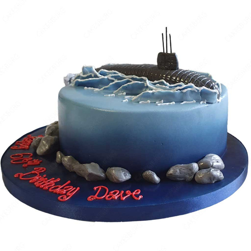 Submarine Military Cake
