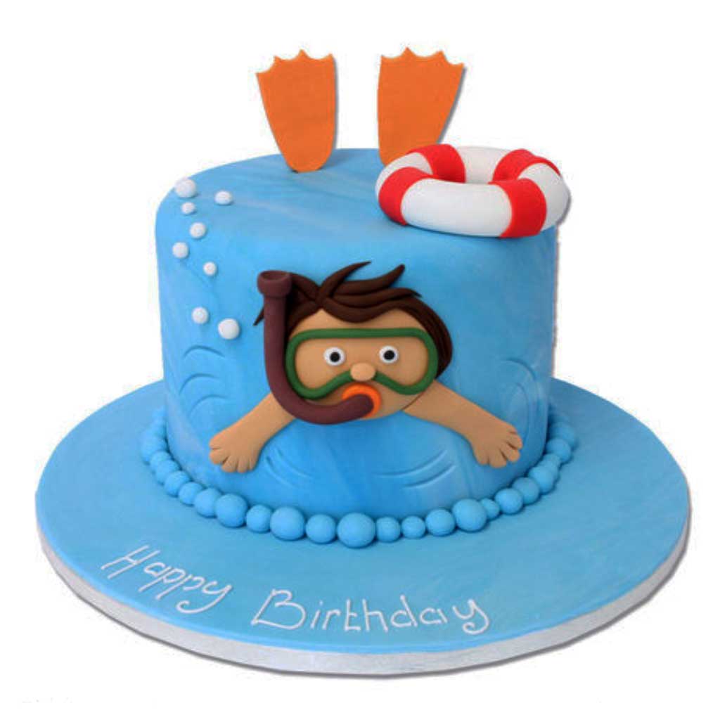 Swimming Cake2 - Cakesburg