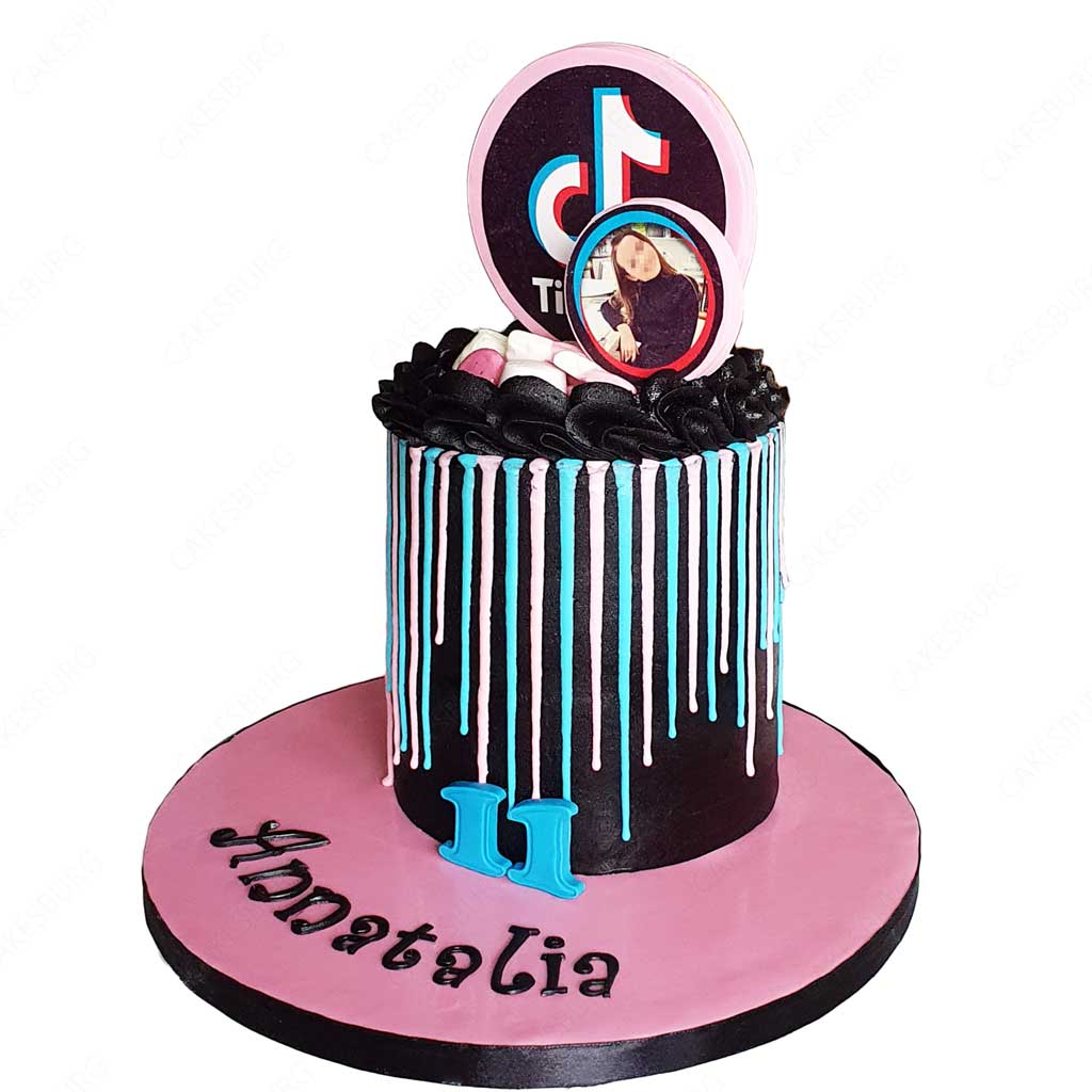TikTok Profile Drip Cake