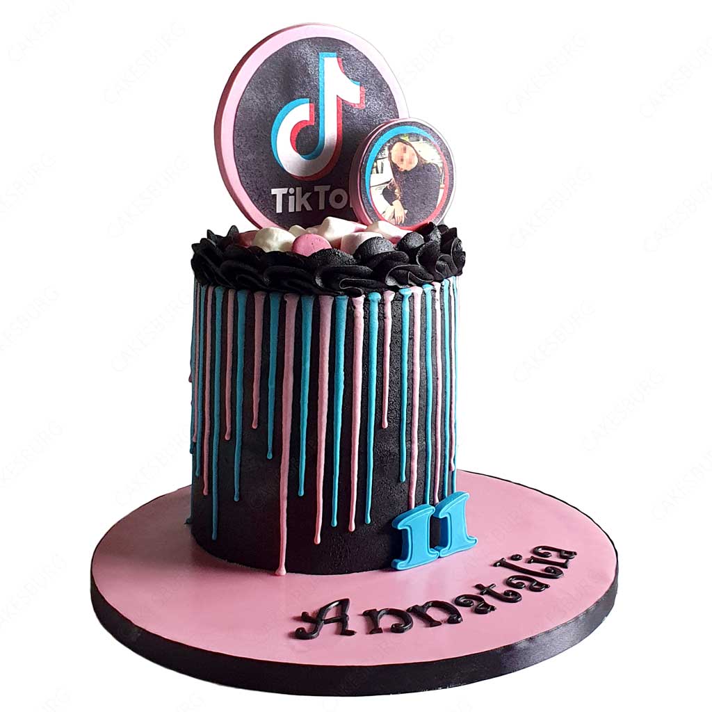 TikTok Profile Drip Cake