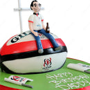 Ulster Rugby Ball Cake
