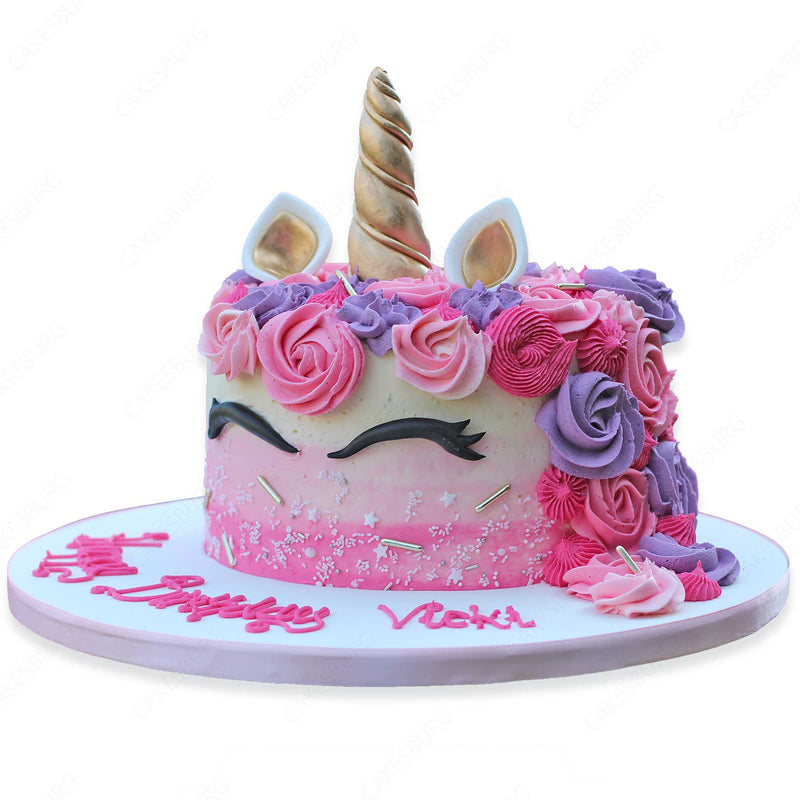 Rainbow Unicorn Cake | Unicorn Birthday Cake Delivery KL/PJ Malaysia