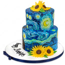 Vincent Van Gogh - Starry Night Cake