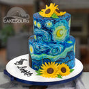 Vincent Van Gogh - Starry Night Cake