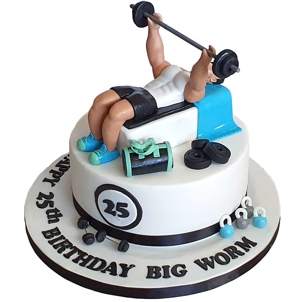 Dumbbell Gym Cake- Order Online Dumbbell Gym Cake @ Flavoursguru