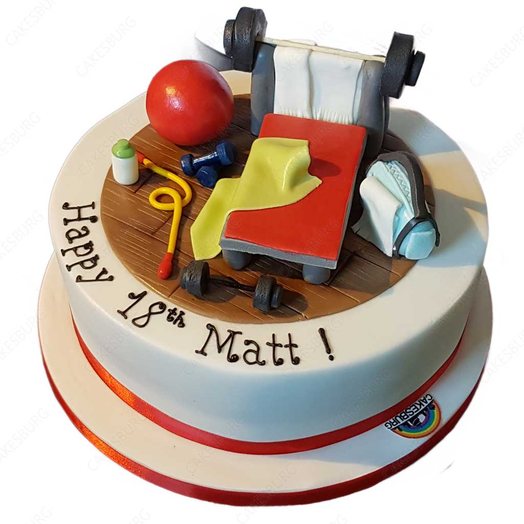 Weight Lifting Cake