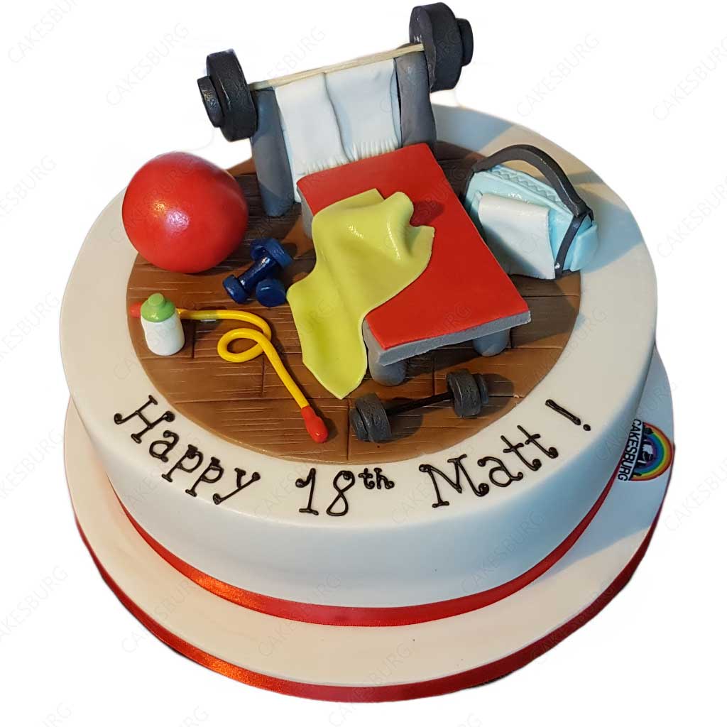 Weight Lifting Cake