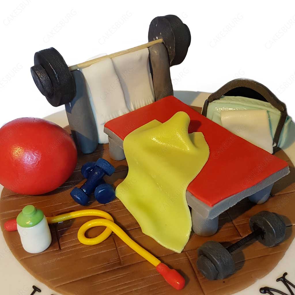 Weight Lifting Cake