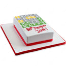 Wordle Cake