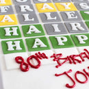 Wordle Cake