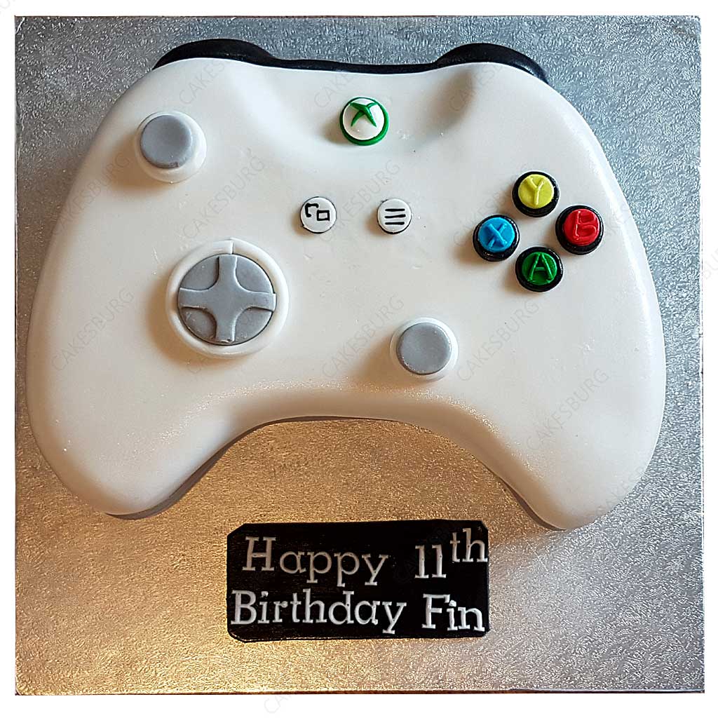 XBOX Game Controller Cake - White